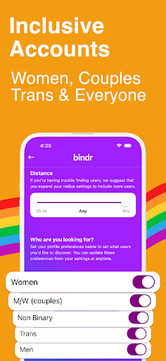 Bindr screenshot
