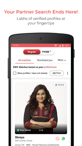 Buddhist Matrimony App screenshot