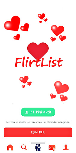 FlirtList screenshot