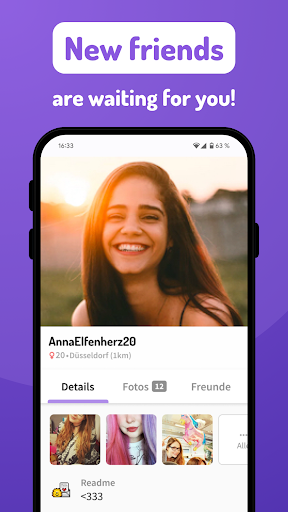 Knuddel's chat screenshot
