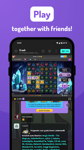 Knuddel's chat screenshot