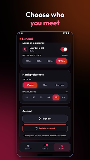 Lunami screenshot