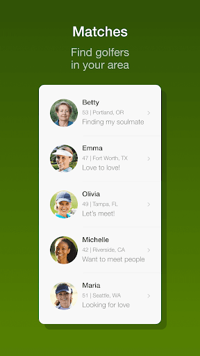 Meet Local Golfers screenshot