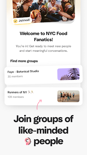 Meetup screenshot
