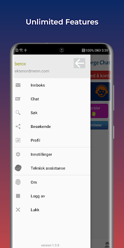 Norge chat screenshot