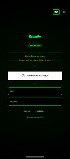 RadarMe screenshot