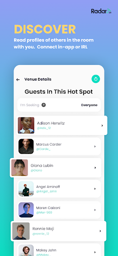 RadarQR screenshot