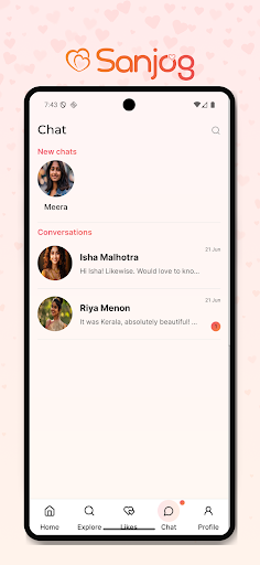 Sanjog screenshot
