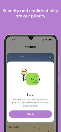 Teamo screenshot