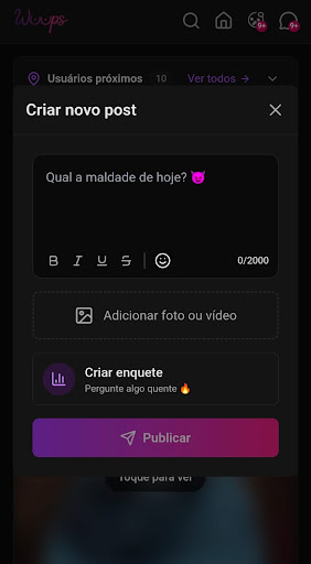 Wuups screenshot