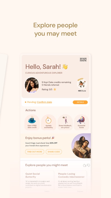 Kopi Date screenshot