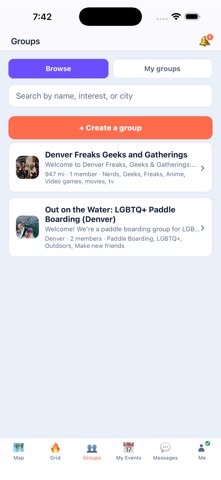 NearbyGrid screenshot