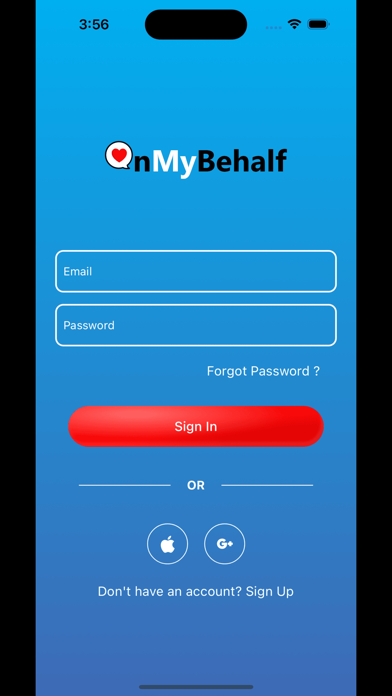 OnMyBehalf preview