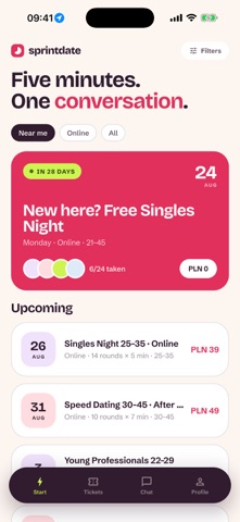 SprintDate screenshot