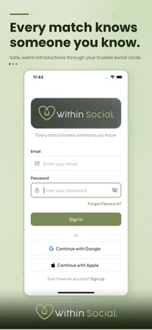 Within Social screenshot
